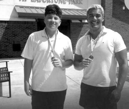 Cameron Roth-Martinez and Caden Prichard Second Place 2 Doubles Tulsa 7 Conference
