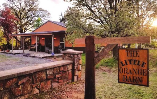 The Little Orange Barn is locaed across from the VFW Memorial. courtesy photo