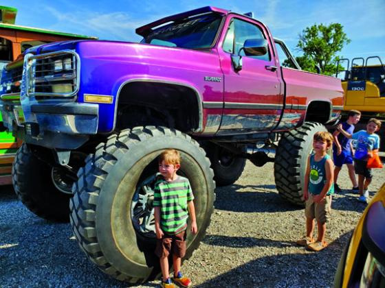The children enjoyed this monster truck. courtesy photo