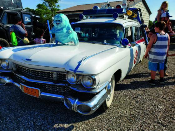 The Ghost Busters Mobile was available for all to view and touch at the event. courtesy photo