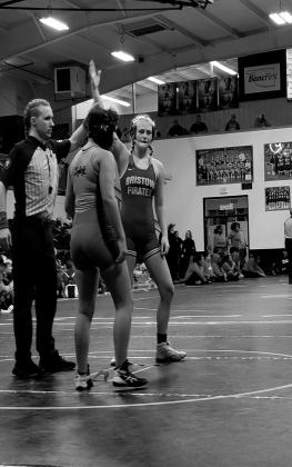 Freeman places 4th in girls wrestling at Inola Tournament