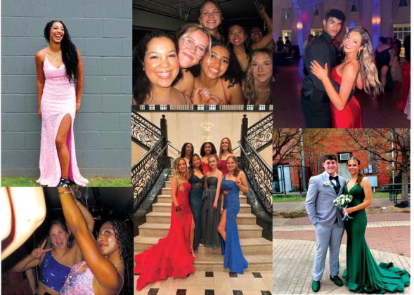 The 2025 Bristow Prom was held at the Mayo Hotel in Tulsa. Kids gathered at the depot for photo ops before prom.