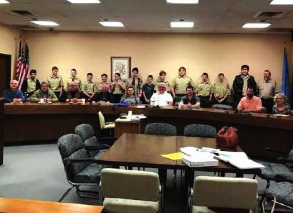 Troop 571 pays a visit