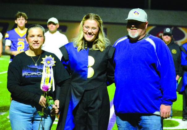 Taylor Webb with Tony and Lynn Webb
