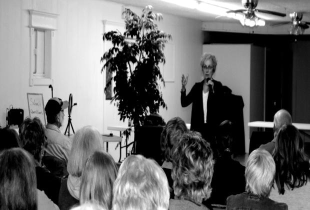 Kris Wyatt answered questions submitted by the audience. Angie Gentry photo