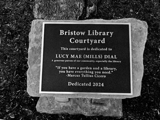 Grand opening of the library garden