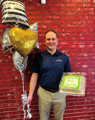 Bristow’s own optometrist, Zeddie Cantrell, with Vision Source, was named Optometrist of the Year. courtesy photo