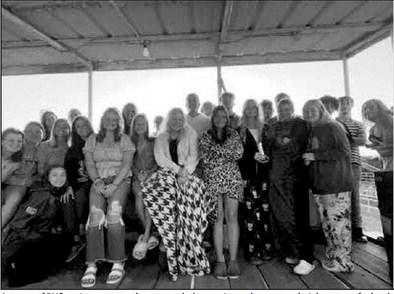 A group of BHS seniors got together to watch the sunrise and sunset as their last year of school begins.