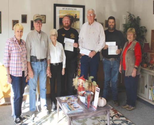 Creek County Farm Bureau donates $1,350 to fire dep