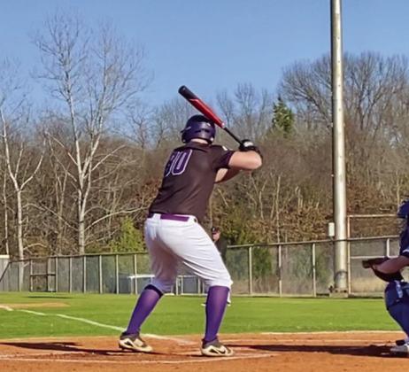 Marley Branscum awaits the pitch.