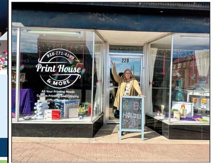 Samantha Varner Palmer holds an open house after opening the new Print House, located at 220 N. Main.
