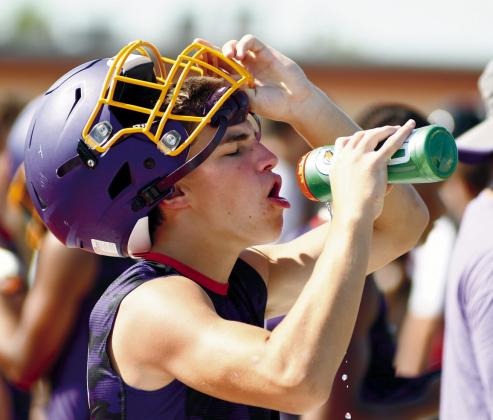 7 on 7 scrimmage at Cushing