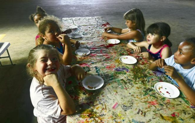 Enjoying our time at Bristow Day Camp