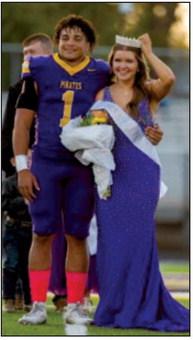 King Darrien Dansby and Queen Macy Peters