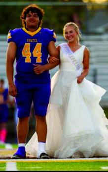 Football and Cheer Representatives Talon Bigpond and Pyper Danels.