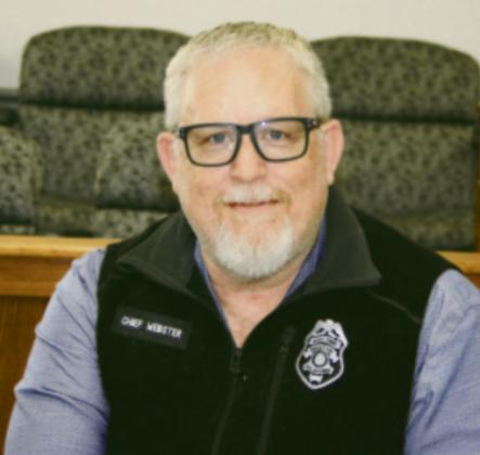 Chief of Police Kevin Webster Angie Gentry photo