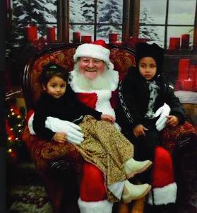 Santa visits Bristow Toy Museum