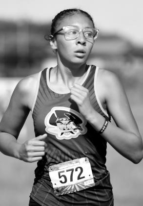 Ayana Bruner has a time of 6:02.1