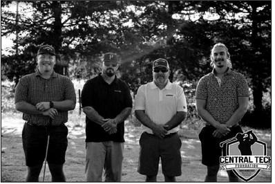 Consolidated Turbine placed 2nd in the morning B flight . From left, Hunter Thompson, Thad Wages, Mike Cooper, and Trevor Montgomery. courtesy photo