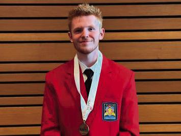 Michael Eubank, of Kellyville, Graphic Design, 3rd Place, Advertising Design(S). Oklahoma Skills USA Advertising Design (Secondary) third place winner. courtesy photo