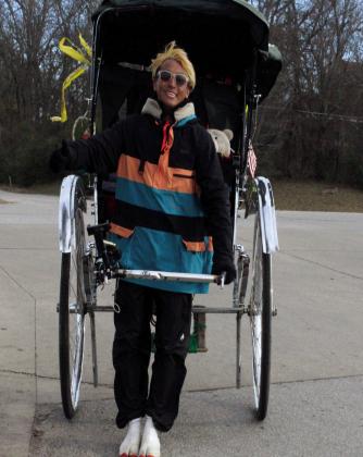 Rickshawing across America