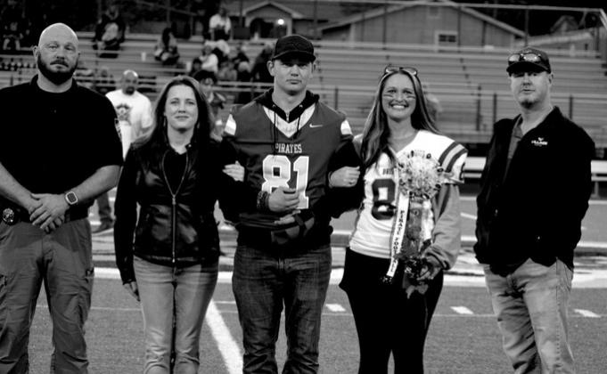 Talon Bigpond with parents Jason and Brooke Bigpond Dylan Cooper with parents Bradon and Stephanie Cooper and Eric and Callie Montgomery.