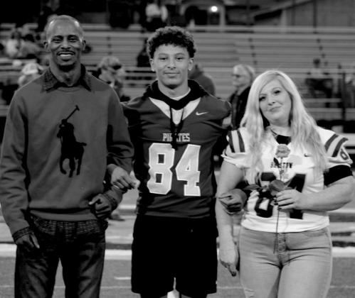 Jaden Fisher with parents Justin Fisher and Jamie White.