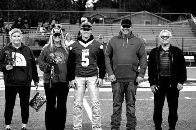 Brock Graves with parents Brennan Graves and Brooke Caldwell and grandparents Larry and Renee Kysar.