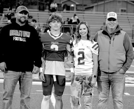Noah McCall with parents Dustin Roberts, Nick and Crystal Ledbetter.