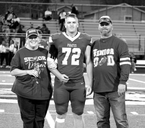 Nathan Privitt with parents Frank and Tina Privitt.