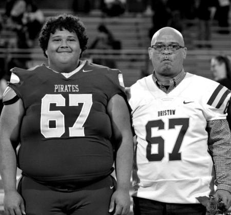 Andrew Richey with dad Steven Richey.