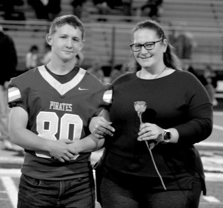 Arthur Sullivan with mom Desiree Sullivan.