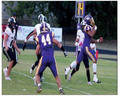 Charles Ware gets the two point conversion