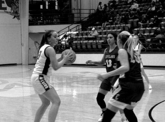 Jenna Stapleton passes the ball. courtesy photos