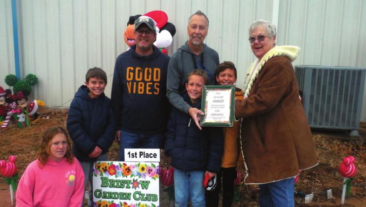 Bristow Garden Club Business Lighting Winners