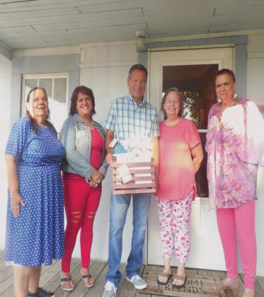 From left, Letha Caudle, Tanya Stice, Dobie Nunley, Karen Pinson and Dixie Gentry.