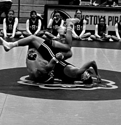 courtesy photo Hayden Yocham 175 lb. took first place at the tournament.