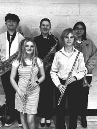With hard work and dedication these Pirate Pride Band members performed at the Regional OSSAA Solo and Ensemble. All received a SUPERIOR rating and have all qualified to move onto State. courtesy photo