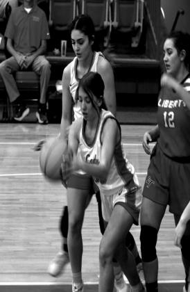 Samantha Peeler with the rebound with Kady Rodman. courtesy photo
