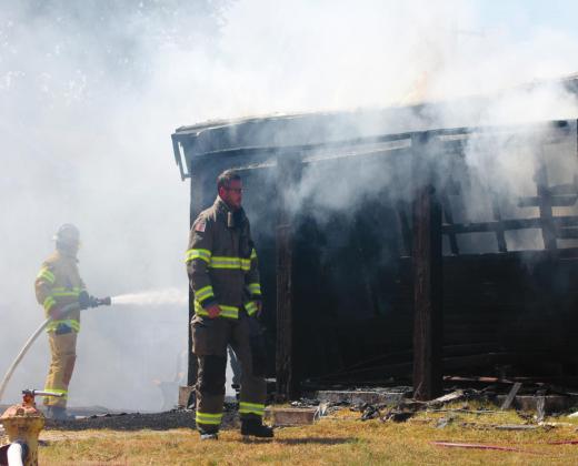 Area home destroyed by fire