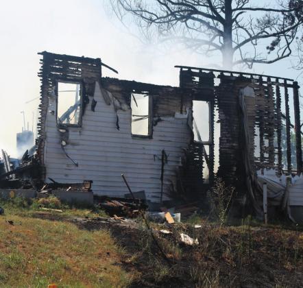 Area home destroyed by fire