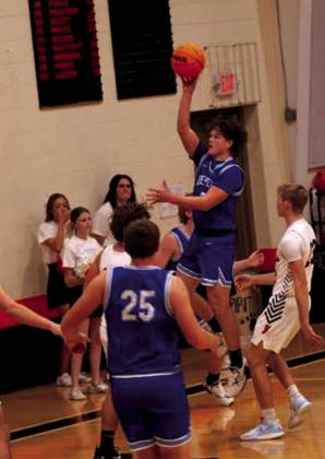 Tyler Burdick shoots for points. courtesy photo