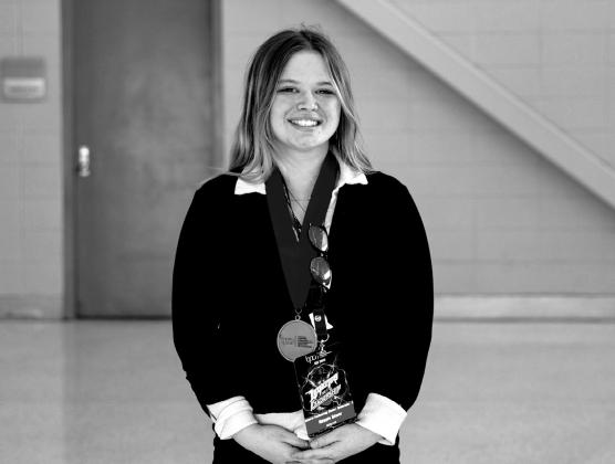 First place in Presentation Individual was Maggie Gower, Bristow. courtesy photo