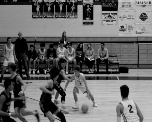 Bristow Pirates lose to the Mannford Pirates, 40-49