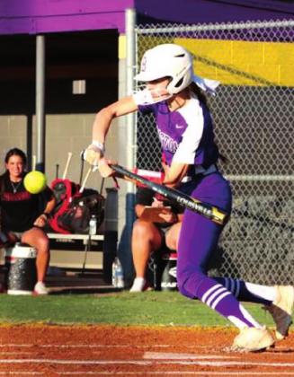 courtesy photo Kinzie Williams makes a hit.