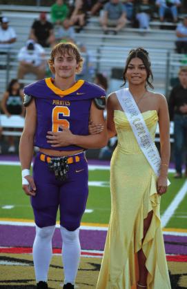 Senior representatives Matthew Brown and Jaiyana Simmons.