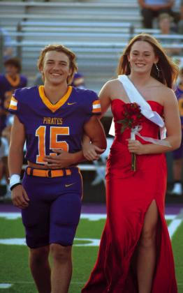 Freshmen representatives Wyatt Shrum and entry Branscum.