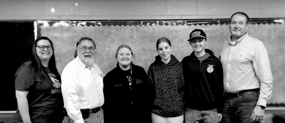 From left, Chrissy Scroggs, P.J. Southam, Autumn Dyer, Millie Tietz, Hayden Moore, and David Baker. courtesy photo