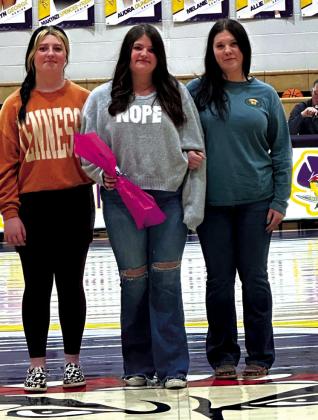 Kaylynn Fisher with Amanda and Ellie Fisher.