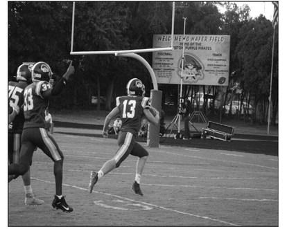 Ryder Goodwin runs in for a touchdown.